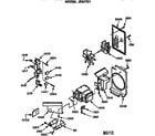 GE JE63T01 blower motor assembly diagram
