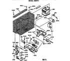 GE JE80T01 magnetron/motor blower diagram