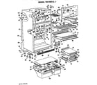 GE TBX18ZLGRAD cabinet parts diagram