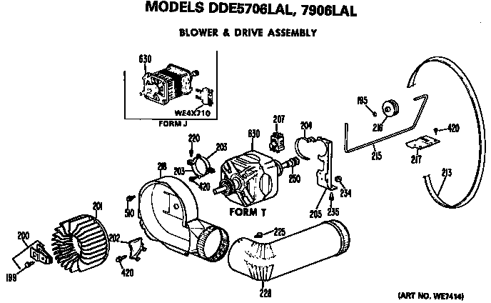 BLOWER AND DRIVE ASSEMBLY