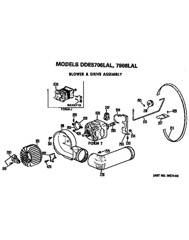 Blower and drive assembly