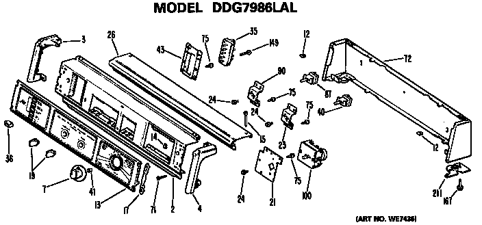 Backsplash for ddg7986lal