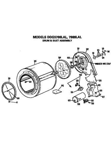 Drum and duct assembly