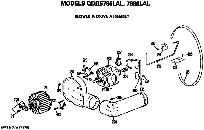 Blower and drive assembly