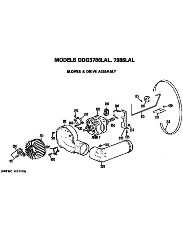 Blower and drive assembly