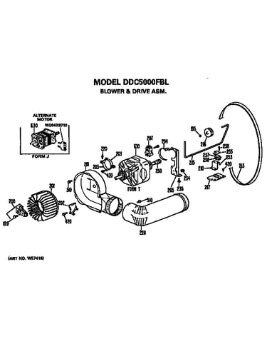 Blower and drive assembly