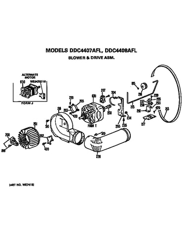 Blower and drive