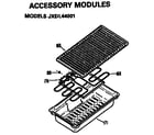 GE JP372B9K5 accessory modules diagram