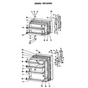 GE TBF14VKD doors diagram