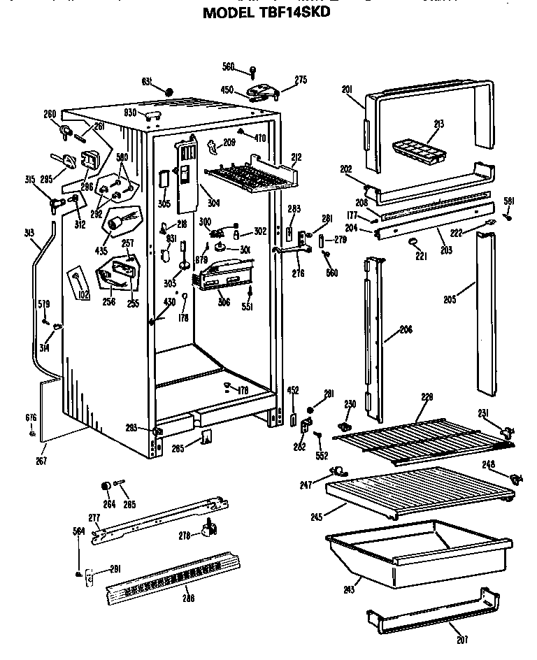 CABINET PARTS