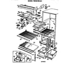GE TBXS21BLC cabinet parts diagram