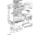 GE TBX17KMJRAD cabinet parts diagram