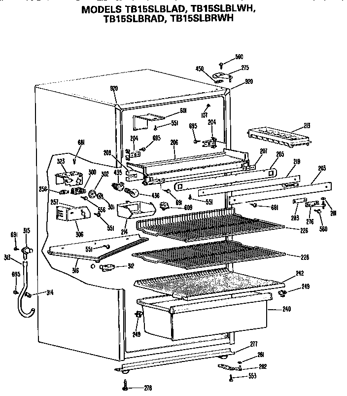 CABINET PARTS