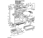 GE TBX17KLGRAD cabinet parts diagram