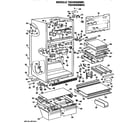 GE TBXW25RMGRWH cabinet parts diagram