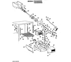 GE TBXW25RMFRWH ice bucket/auger diagram