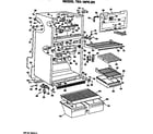GE TBX18PKBR cabinet parts diagram