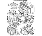 GE JHP70GN4WH microwave parts diagram