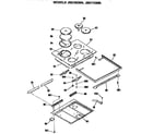 GE JB571GM5BK cooktop diagram