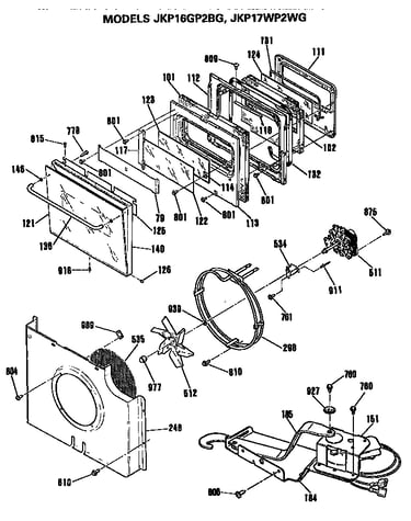 Door and blower
