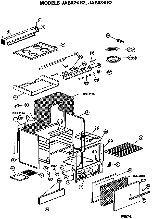 MAIN BODY/COOKTOP/CONTROL