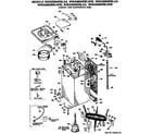 GE WWA8890RBLWW cabinet and suspension diagram