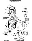 Tub, basket and agitator