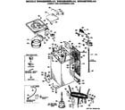 GE WWA8829RBLAA cabinet and suspension diagram