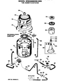 Tub, basket and agitator