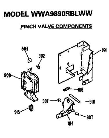 Pinch valve components