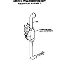 GE WWA9890RBLWW pinch valve assembly diagram