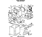 GE WSM2400LDB cabinet and heater diagram