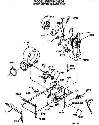 Driver motor and blower