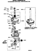 Transmission, water seal and lower bearing assembly