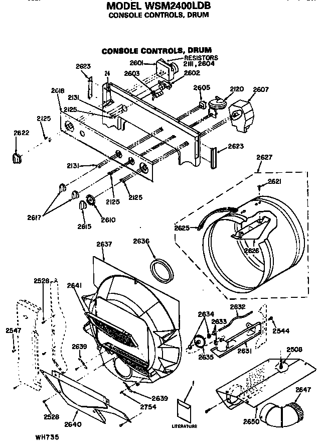 Console and drum