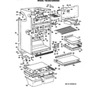 GE TBCW21ZPBRWH cabinet parts diagram
