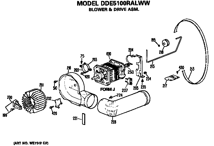 BLOWER AND DRIVE ASSEMBLY