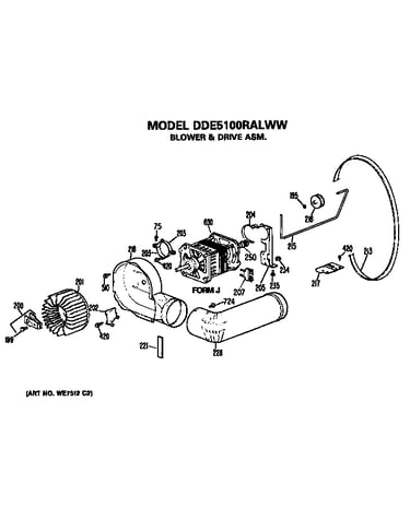 Blower and drive assembly