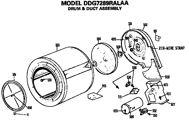 Drum and duct
