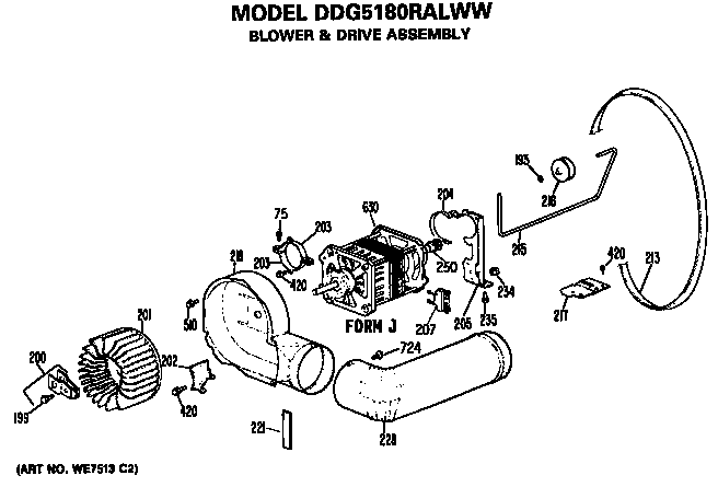 Blower and drive