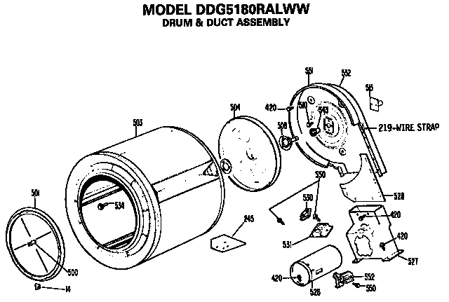 Drum and duct