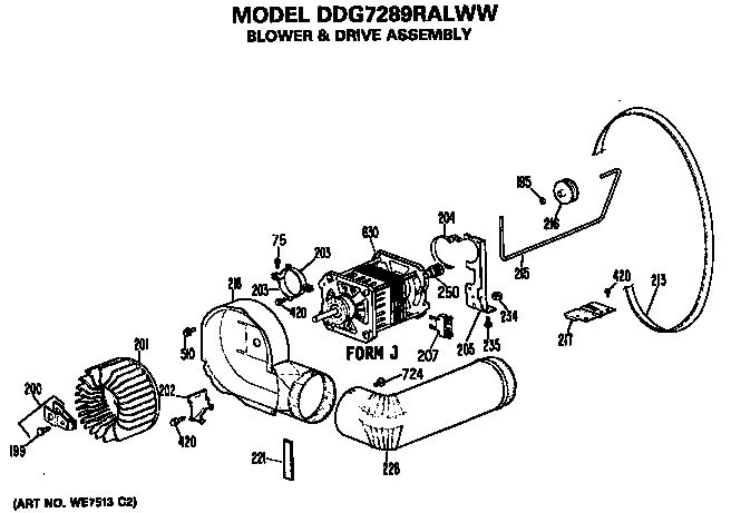 Blower and drive