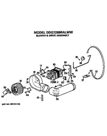 Blower and drive