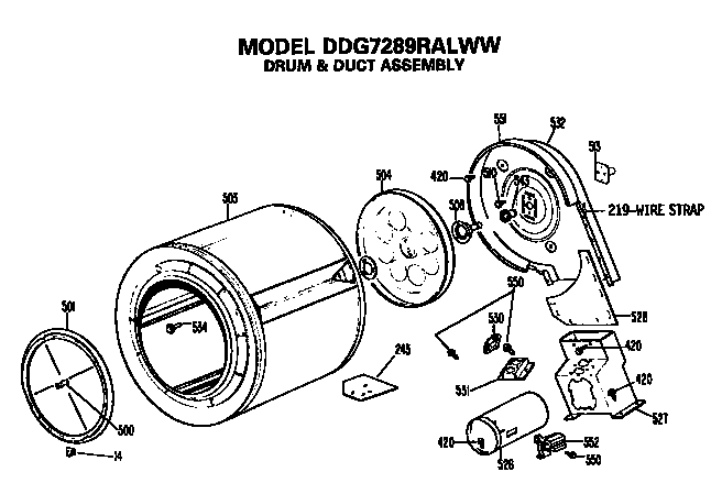 Drum and duct