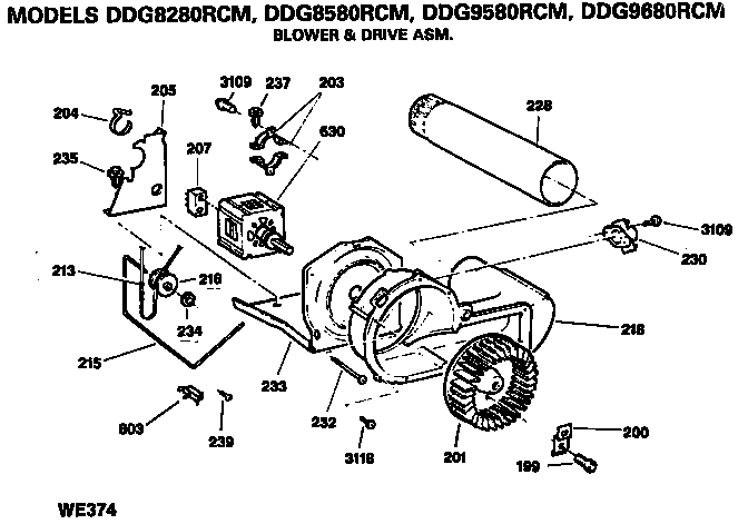 Blower and drive