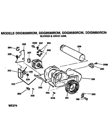 Blower and drive