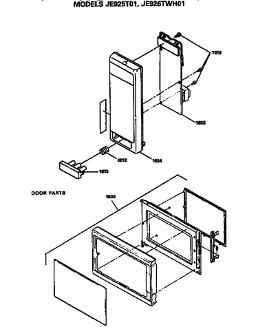 Door/control panel