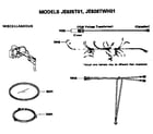 GE JE926TWH01 wiring material diagram