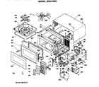 GE JES41W01 microwave parts diagram