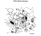 GE JE691TWH010 microwave parts diagram
